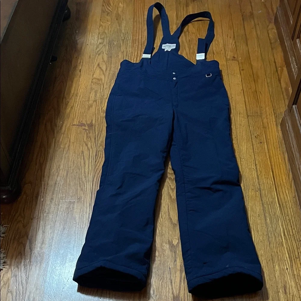 OBERMEYER Vintage Navy Blue Insulated Ski Overalls Size 38
